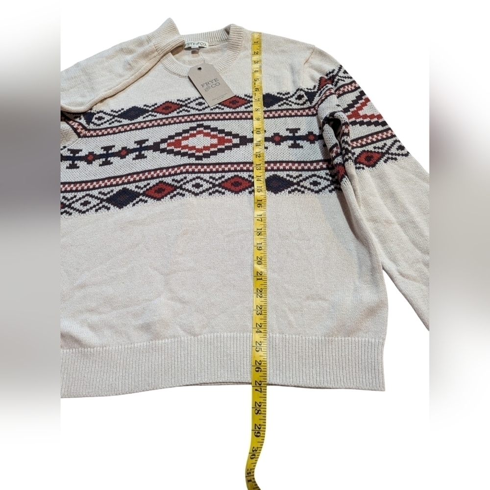 NWT Frye & Co Mens Sweater Large Long Sleeve Pullover - Picture 7 of 8